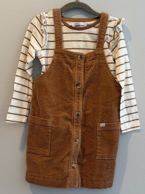 Sammy + Nat Corduroy Jumper Matching Set - Size 5 - Like New!!